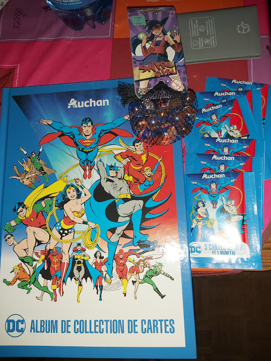 DC Album de collection de cartes - Auchan 2022 Films Cinéma Tous